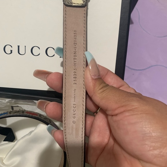 Like new Gucci little girl belt size Large - Picture 2 of 5